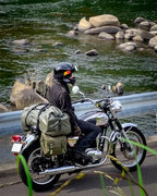 Waterproof Motorcycle Duffel Bag Tail Bag 30L Dry Bags Luggage (30L / Olive)