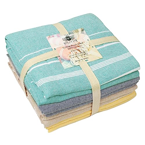 Cotton Turkish Beach Towels (39 x 72 inch ( Beach towel - 4 PACK ) / Multicolor)