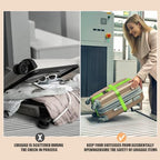 Luggage Straps for Suitcases (Purple / 8Pcs)
