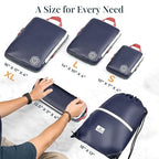 Extra Large Compression Packing Cubes 6 (Navy Blue)
