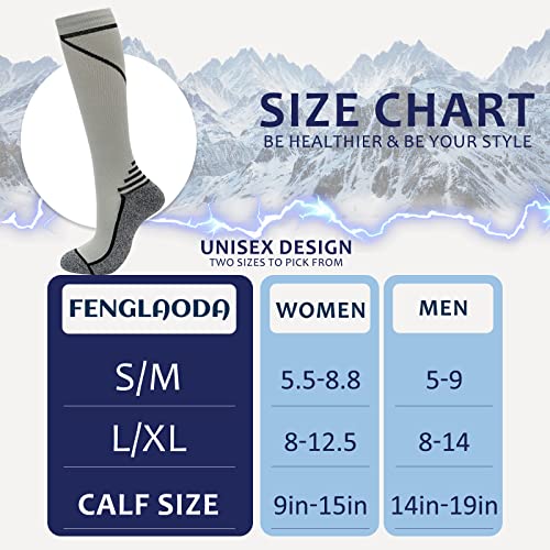8 Pairs Compression Socks for Men & Women 20 (Small-Medium / 01-8 Pairs-multicolor 2)
