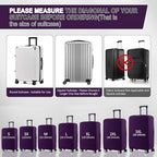Travel Luggage Cover (Purple / 30-31 inch)