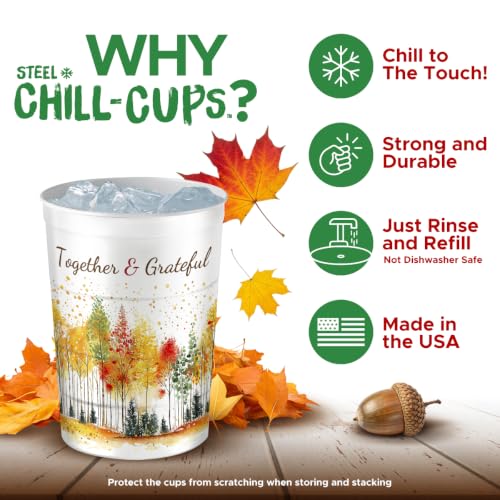 16 oz. Reusable Party Cups Together & Grateful (Together & Grateful / 12 Count)