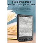 6 Inch E Reader Digital Reader Electronic Book Reader with 800x600 High Resolution Screen Multifunctional Navigation Buttons for PDF EPUB TXT DOC FB2 MOBI (8G / 8G)