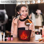 Chili Pepper Cosmetic Travel Bag For Toiletries (9 x 7.1 inch / Chili Pepper)
