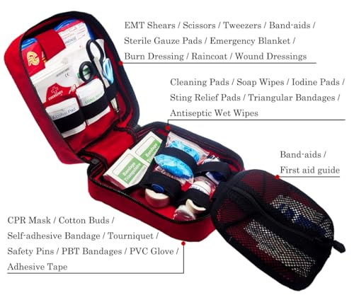 First Aid Kit Med Medical (Red)
