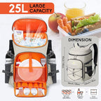 Backpack Cooler (2025-Light Gray-36Cans / 36 Cans)