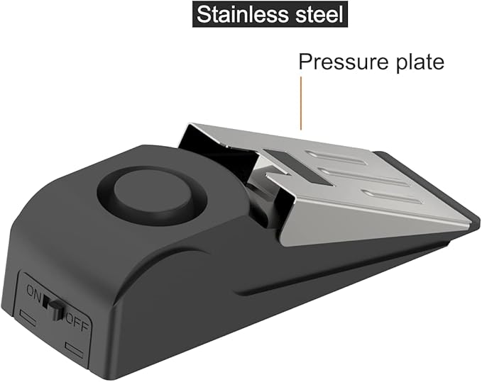 2 Packs Portable Door Stop Alarm & Door Lock, Upgraded Home Security Door - Image 7