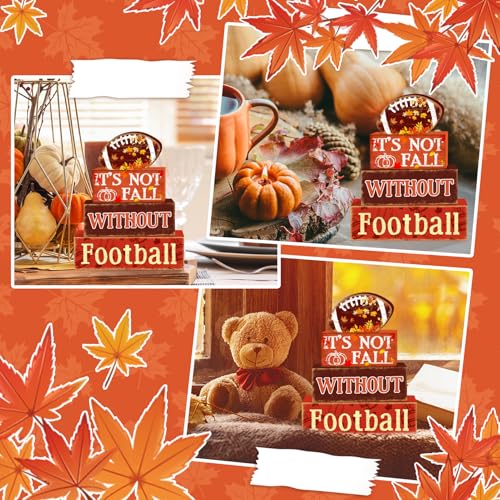 Fall Football Tiered Tray Decor Set (Fall Football)