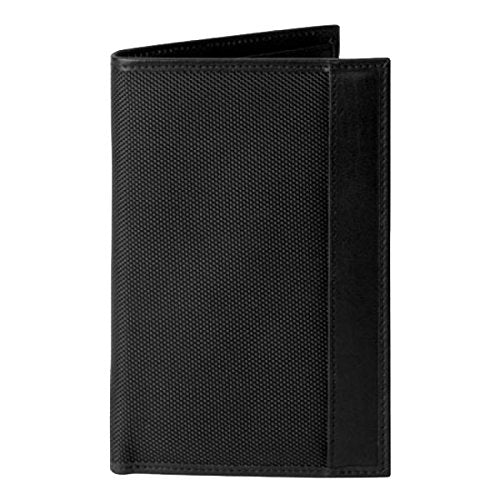 RFID Blocking Executive Organizer Wallet Credit C. Passport Case (Jet Black)