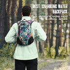 Lightweight Hydration Backpack (Blue Print2)