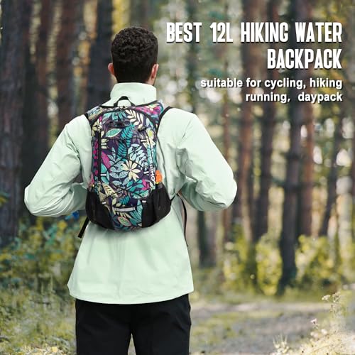 Lightweight Hydration Backpack (Blue Print2)