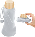 Collapsible Water Bottles, Leak Proof, Reuseable BPA Free Silicone Foldable by HighQualityBetterLife