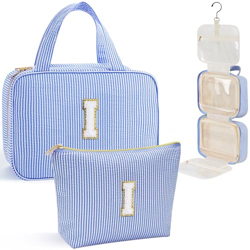 Travel Toiletry Bag for Women (Blue / I)