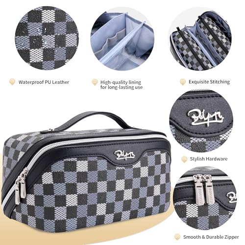 Travel Makeup Bag Organizer Cosmetic Bag (07-A-Black)