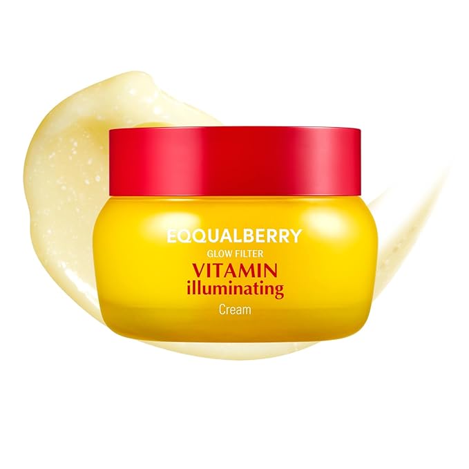 EQQUALBERRY Vitamin Illuminating Cream – Vitamin C & 5% Niacinamide + 3% TXA | Dark spots Cream | Ceramide Barrier Strength | Glowy, Lightweight Hydration (1.69 fl.oz / 50ml)