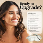 Pure Silk Sleep Mask [100% 6A Mulberry Silk (Ivory White)