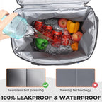 Backpack Cooler Insulated Waterproof Leakproof Lunch Bag 36 Cans (Gray - 36 Cans)