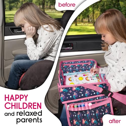 Kids Car Seat Travel Tray (MERMAID)