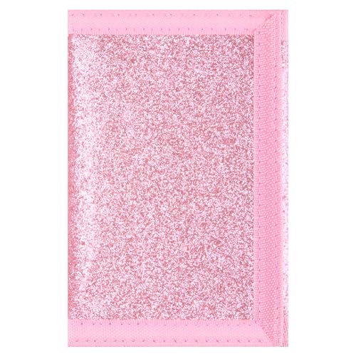 RFID Blocking Canvas Wallet for Men and Women (Rose Bling)