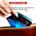 5 Pack RFID Blocking Card for Credit Debit Card (Oragne SL)