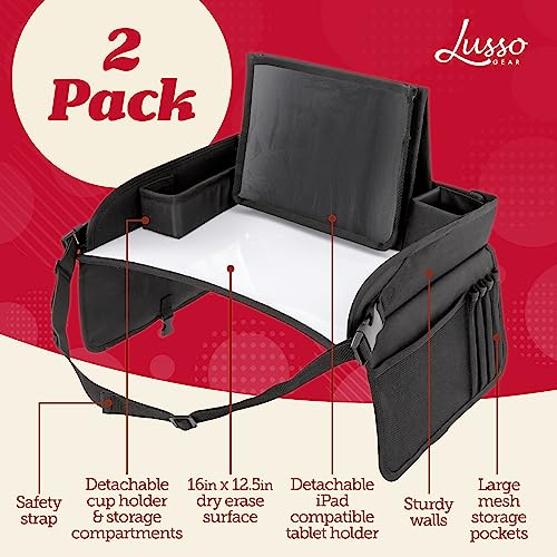 Kids Lap Desk Tray (2-pack Black)