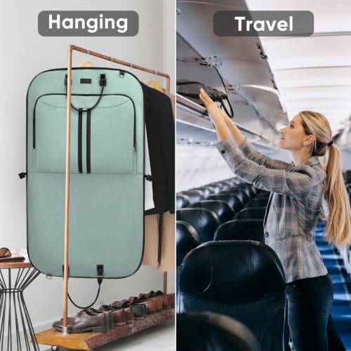 Garment Bags for Travel (Mint Green / 42")