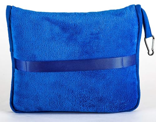 Premium Soft Travel Blanket Pillow Plush Airplane (Travel / Royal-1pk-t003)