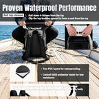 20L Waterproof Dry Bag Boating Backpack for Travel Hiking Camping Kayaking Hiking Swimming Floating Submersible Dry Bag charcoal black (20L / charcoal black)