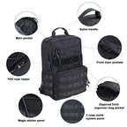 Outdoor Hydration Backpack Bundle Packs Water Bladder carrier for 3L Water bladder (Black)
