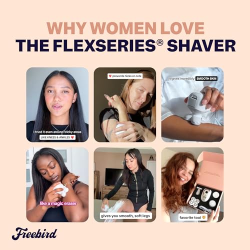 FlexSeries Electric Razor for Women (Shaver Kit + Replacement Blade + Travel Case)