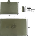 salamra Hooded Rain Poncho Waterproof Raincoat Jacket - Image 2