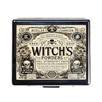 Cute and Portable Metal Pill Organizer (Witch's Powders Vintage)