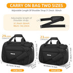 Underseat Carry On Luggage Bag (Black / 16IN)