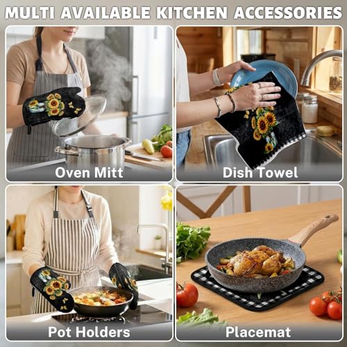 Vintage Sunflower Kitchen Decor Set (Vintage Sunflower)
