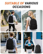 Multi Pocket Laptop Backpack (Grey)