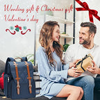 Picnic Backpack for 4 Person w (Navy-blue / 4 Person)