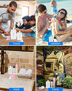 17 Pack Travel Pouches for Toiletries (C-17pcs)