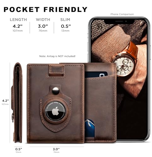 AirTag Wallet (B. Texas Brown 2.0 Air)