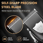 Professional Hair Clipper Set for Men (Black-978)