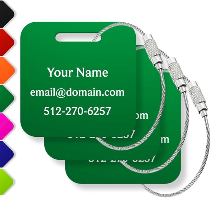 Custom Luggage Tags by Legit3D