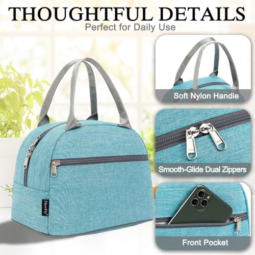 Insulated Lunch Cooler Bag (Sea Blue)
