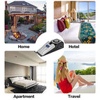 Upgraded 2 in 1 Portable Door Stopper Floor Wedge Security Alarm Loud 120db Entrance Alert Door Stop Alarm for Travel Home Apartment House (3 Pack)