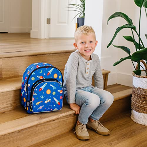 12 Inch Toddler Backpack for Kids (12 x 10 x 4.5 inches / Out of This World)