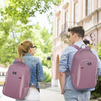 Dark Purple Personal Item Backpack (15.6 Inch / Dark Purple)
