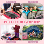 Packing Cubes for Suitcase Large Organizer Bags (Pink / Medium)