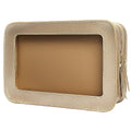 Clear Makeup Bags (C-Gold)