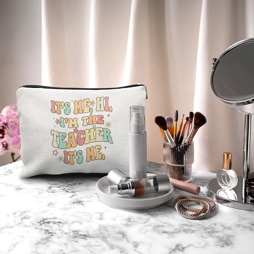 Makeup Bag Linen (Teacher-23)