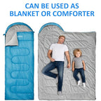 Camping Sleeping Bag (Blue 5.1lb)