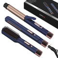 Hair Straightener and Curler (Prussian Blue)